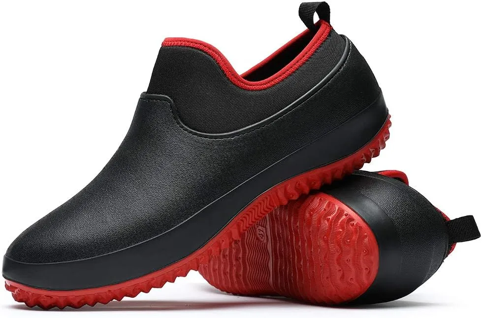 Chef Slip-Resistant Waterproof Work Shoes, Black
