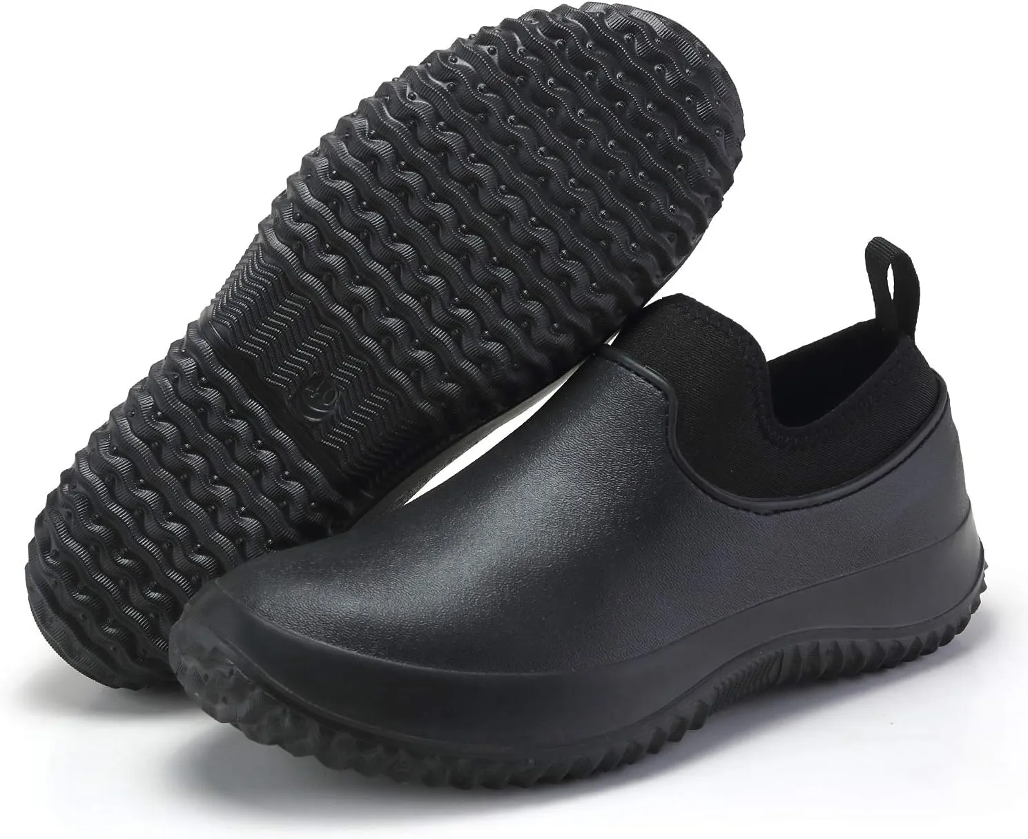 Chef Slip-Resistant Waterproof Work Shoes, Black