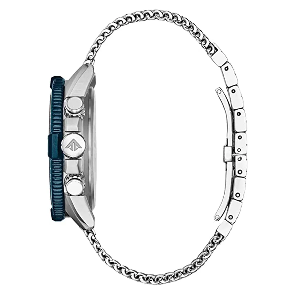 Citizen Mens Promaster  Blue Dial Silver Band Stainless Steel Strap Quartz Watch - CB5848-57L