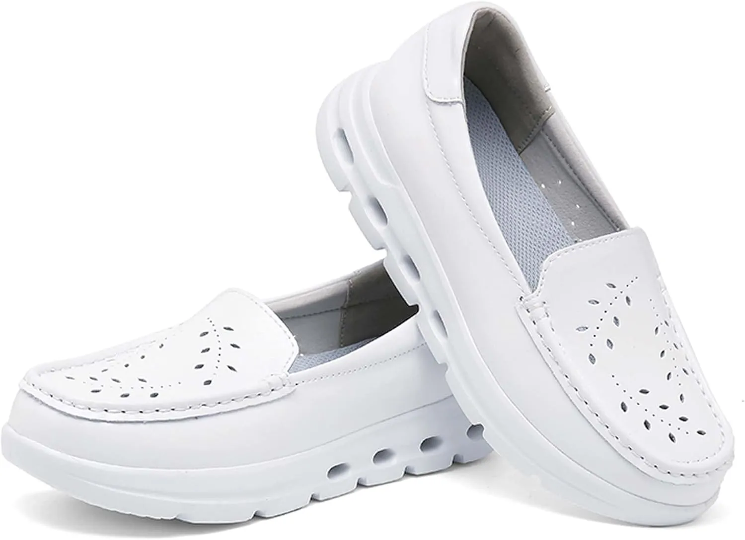 Comfortable Women's Nurses Shoes Breathable Anti-Slip Restaurant Service Shoes Soft Bottom Shock Absorption Ladies Medical Work Shoes