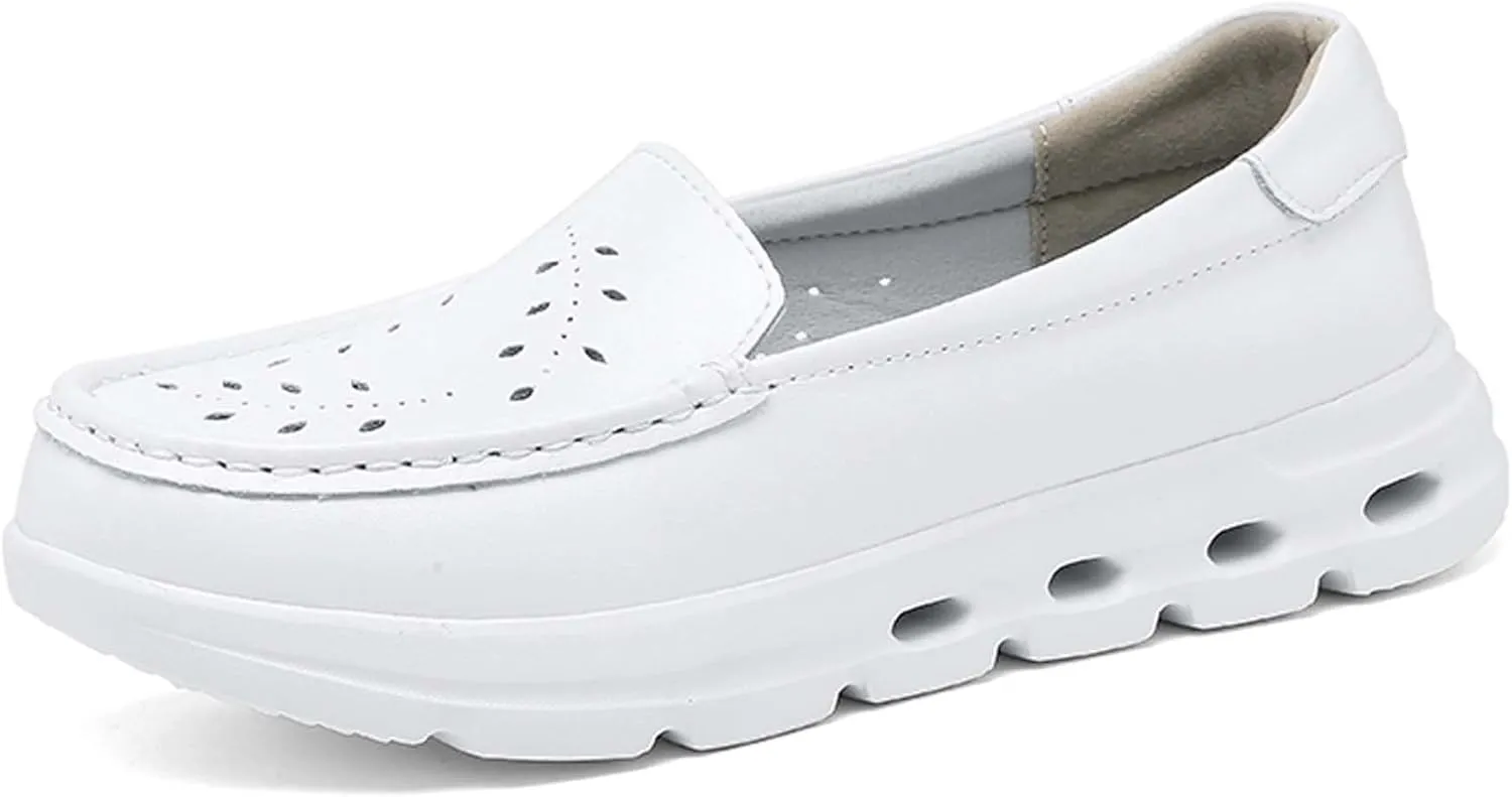 Comfortable Women's Nurses Shoes Breathable Anti-Slip Restaurant Service Shoes Soft Bottom Shock Absorption Ladies Medical Work Shoes