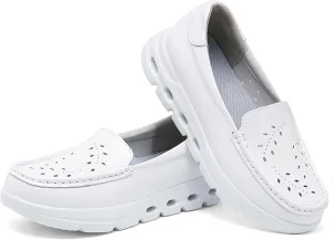 Comfortable Women's Nurses Shoes Breathable Anti-Slip Restaurant Service Shoes Soft Bottom Shock Absorption Ladies Medical Work Shoes