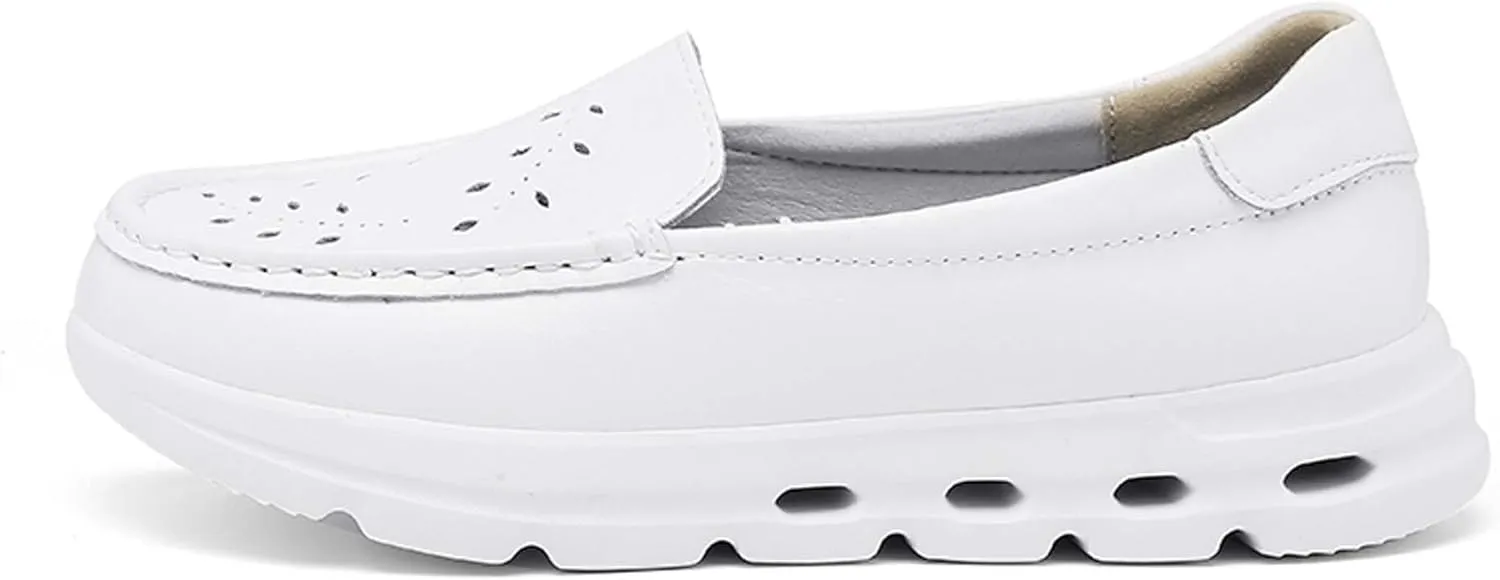 Comfortable Women's Nurses Shoes Breathable Anti-Slip Restaurant Service Shoes Soft Bottom Shock Absorption Ladies Medical Work Shoes