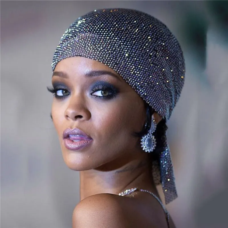 Cuffia glitter strass luxury