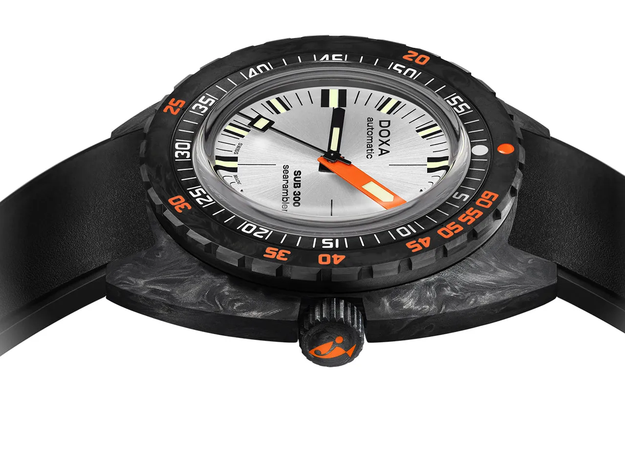DOX Watch SUB 3 Carbon COSC Searambler Rubber
