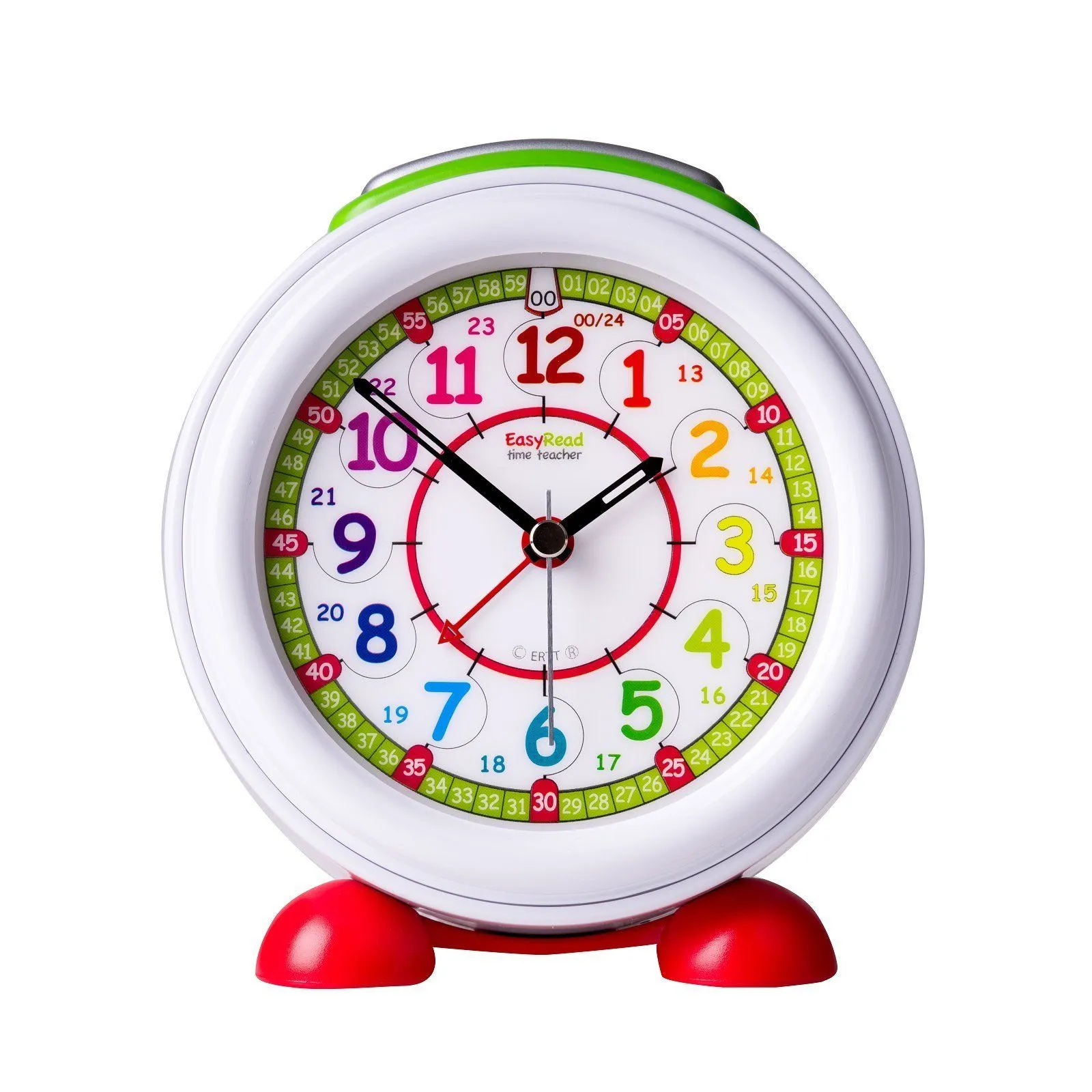 Easy Read - Alarm Clocks - 24hr - Rainbow