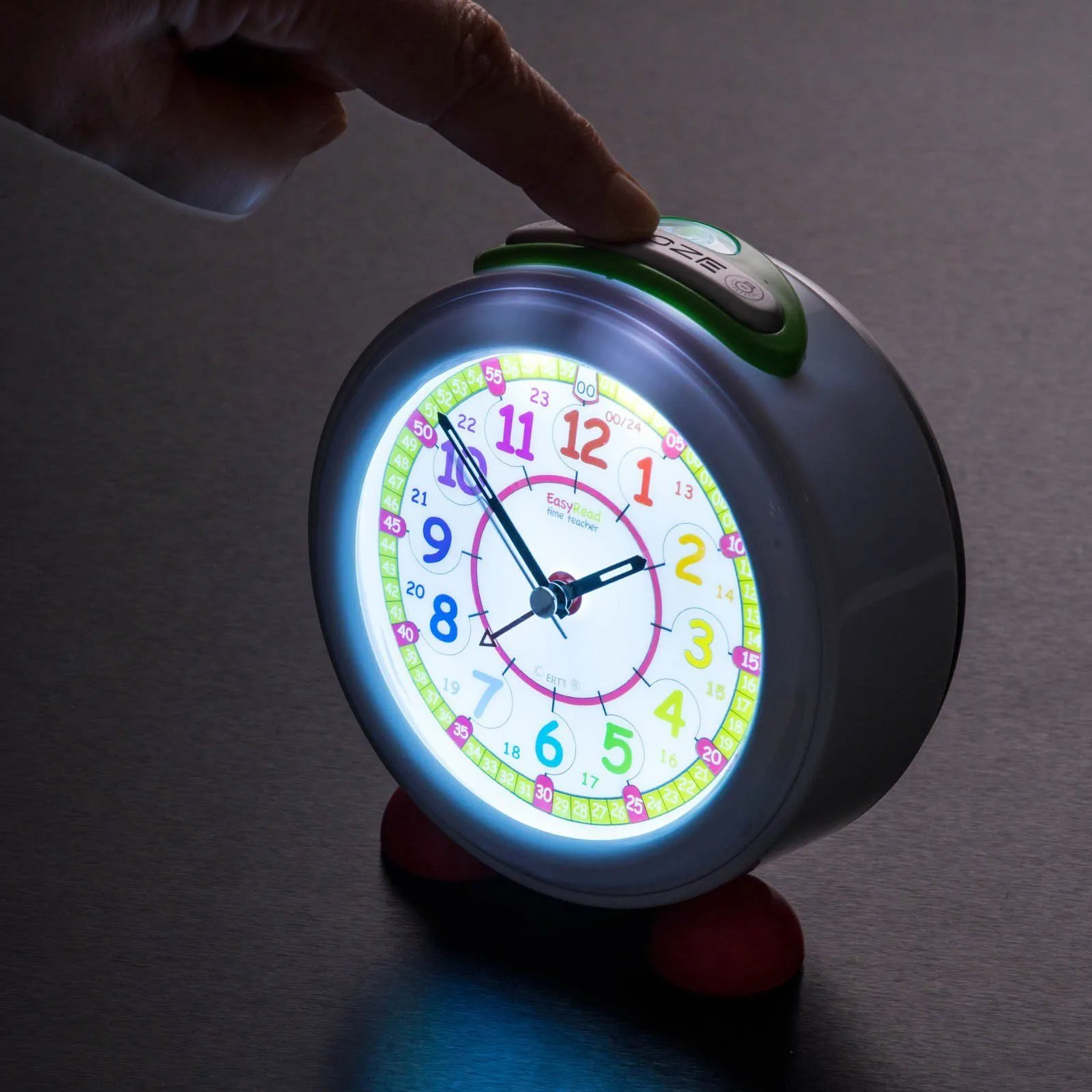 Easy Read - Alarm Clocks - 24hr - Rainbow