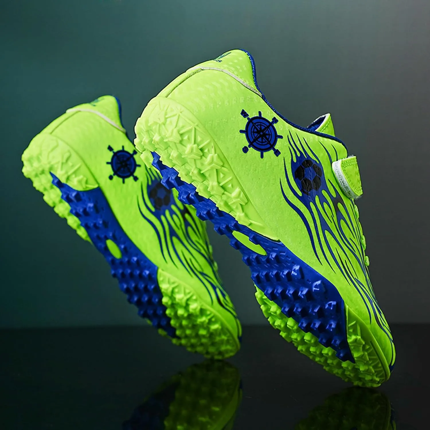 Eliogn Boys Girls AG/FG Soccer Shoes Outdoor Athletic Actual Combat Training Shoes Football Shoes for Kids (Little Kid/Big Kid)