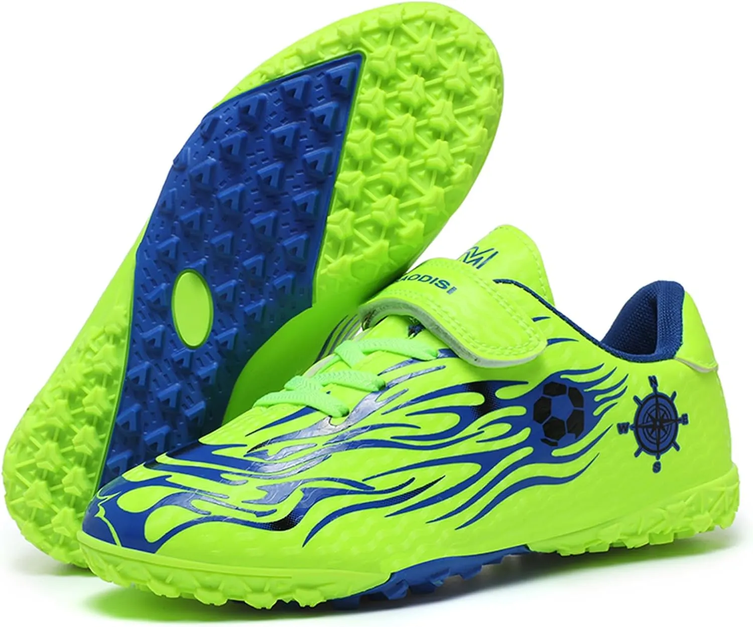 Eliogn Boys Girls AG/FG Soccer Shoes Outdoor Athletic Actual Combat Training Shoes Football Shoes for Kids (Little Kid/Big Kid)