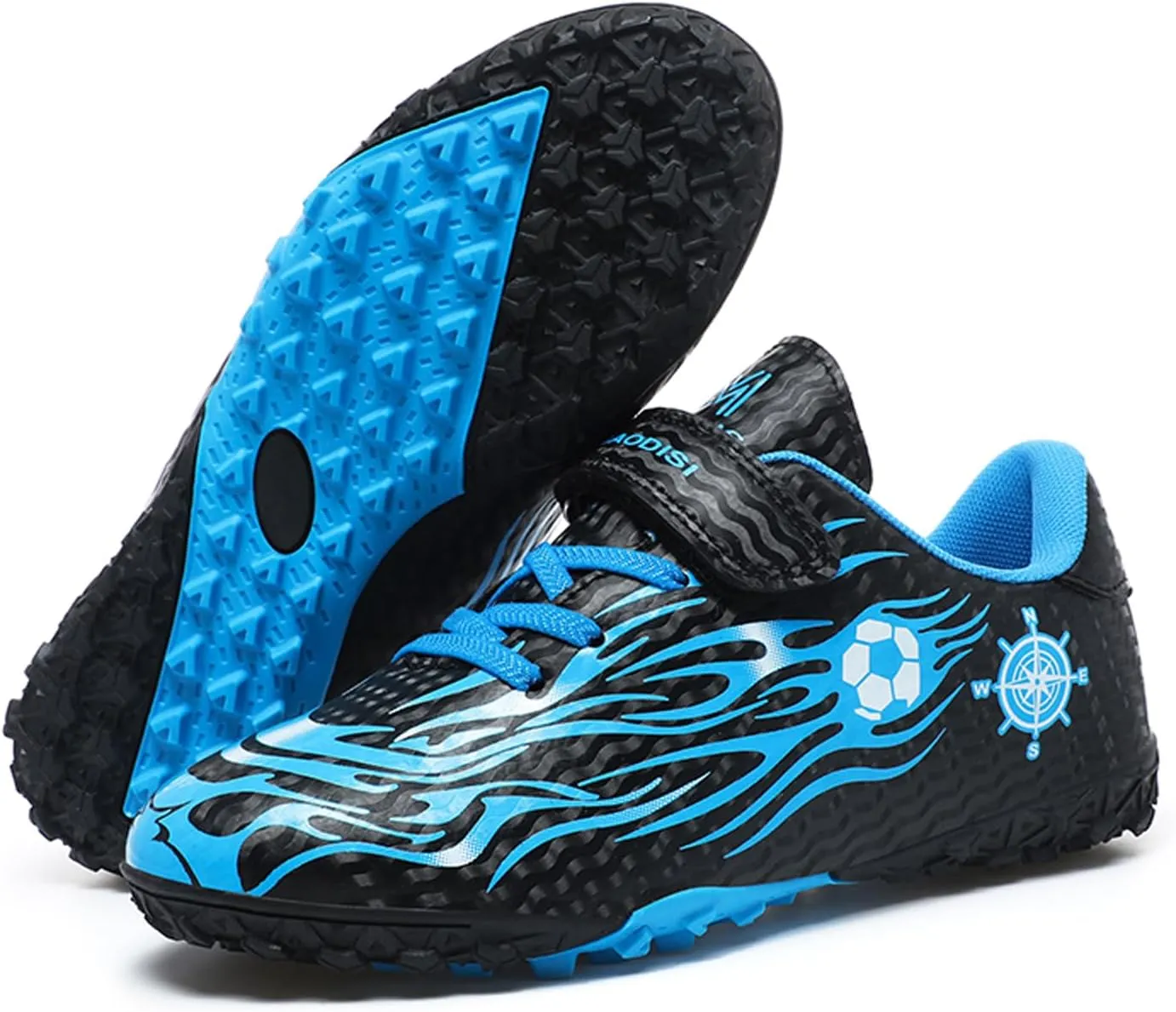 Eliogn Boys Girls AG/FG Soccer Shoes Outdoor Athletic Actual Combat Training Shoes Football Shoes for Kids (Little Kid/Big Kid)