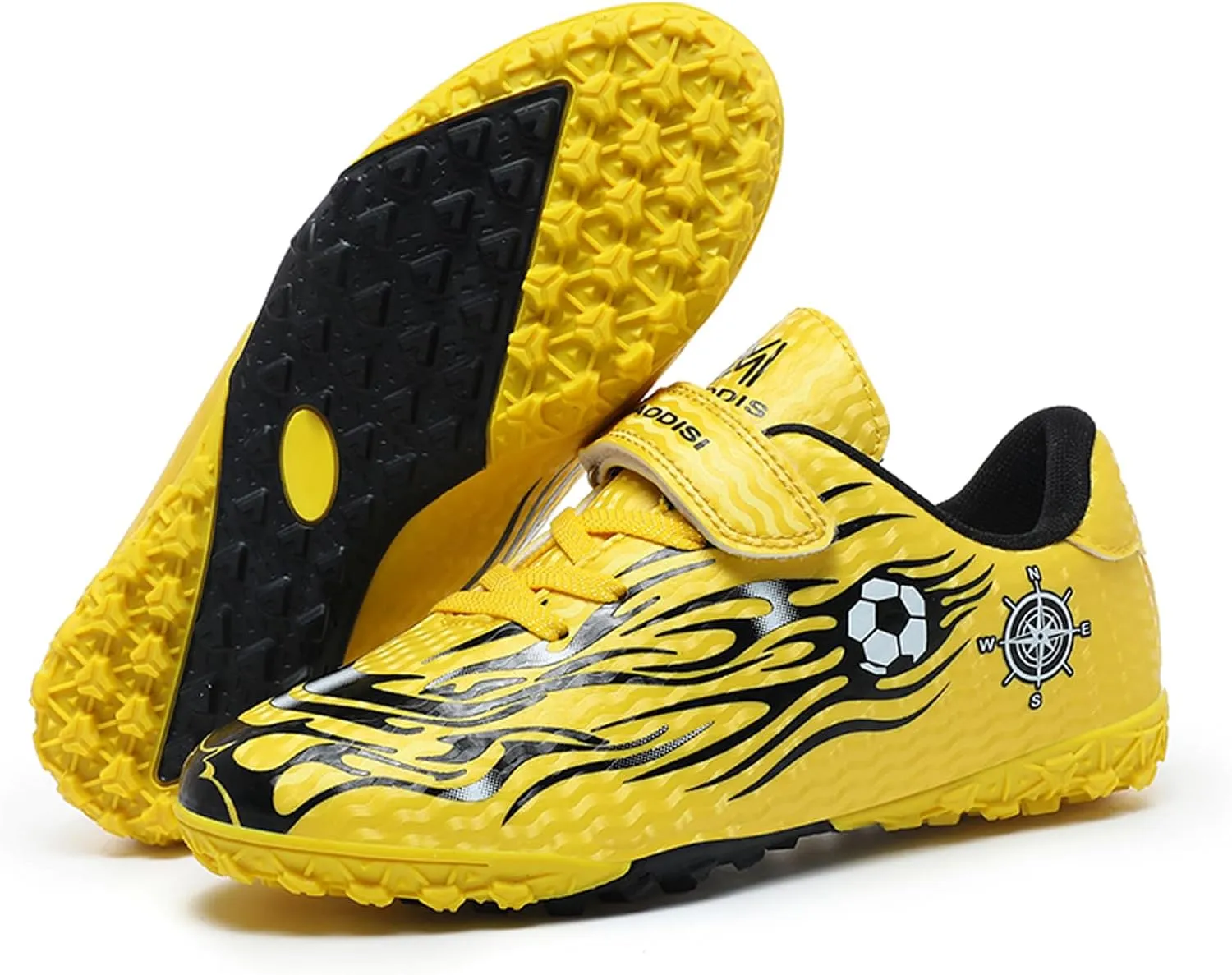 Eliogn Boys Girls AG/FG Soccer Shoes Outdoor Athletic Actual Combat Training Shoes Football Shoes for Kids (Little Kid/Big Kid)