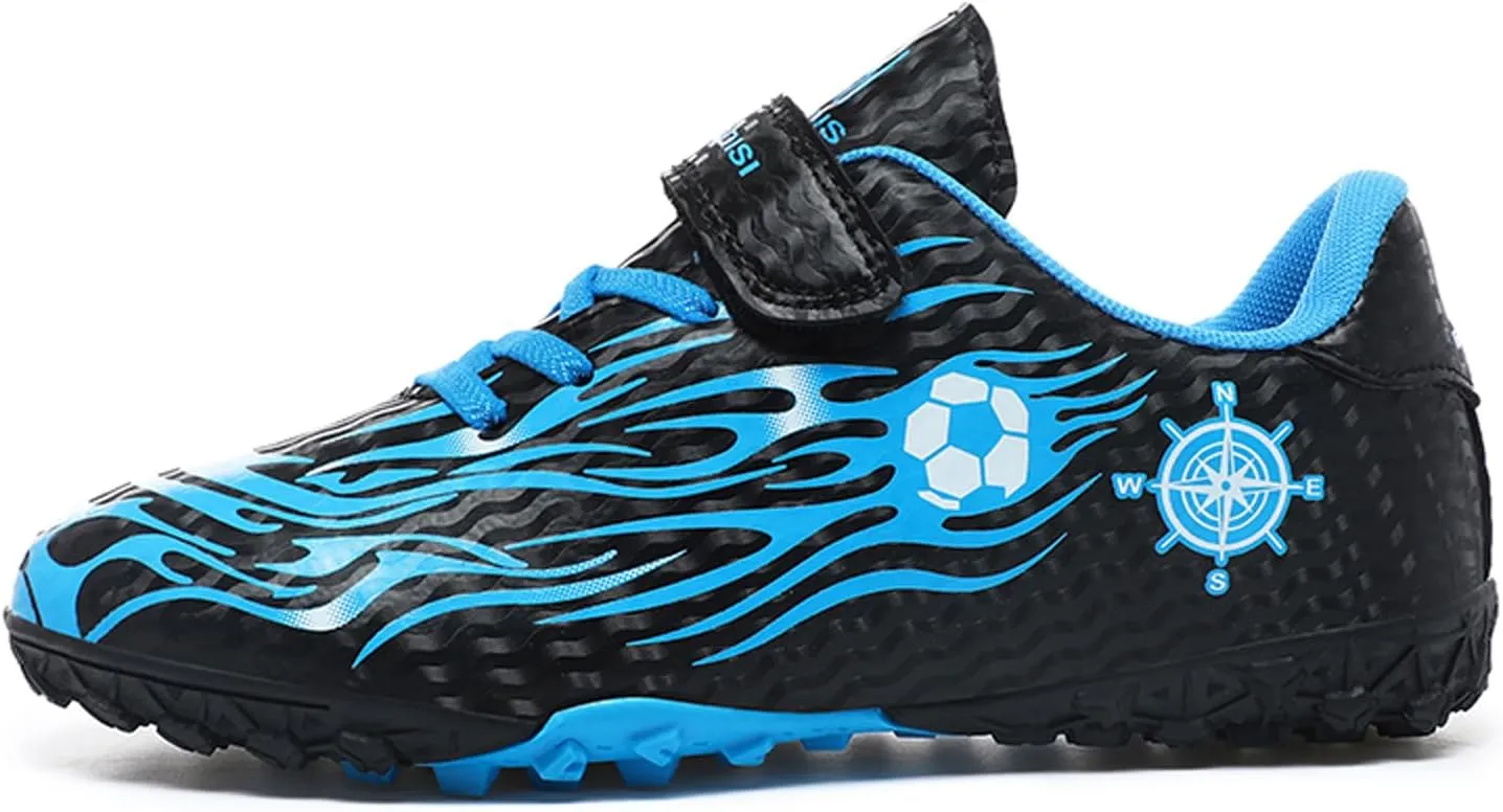 Eliogn Boys Girls AG/FG Soccer Shoes Outdoor Athletic Actual Combat Training Shoes Football Shoes for Kids (Little Kid/Big Kid)
