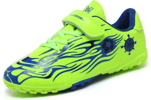 Eliogn Boys Girls AG/FG Soccer Shoes Outdoor Athletic Actual Combat Training Shoes Football Shoes for Kids (Little Kid/Big Kid)
