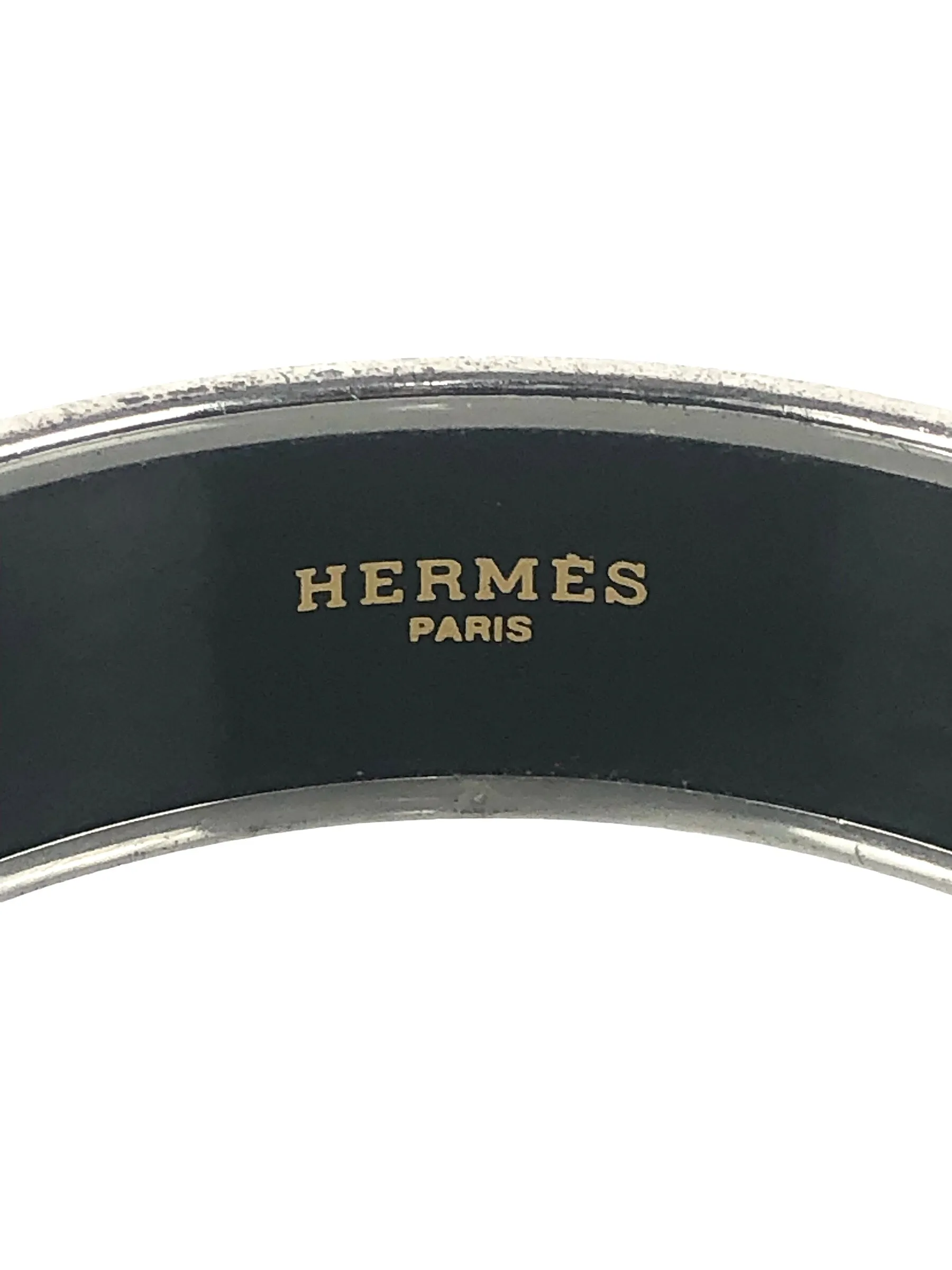 Enamel Wide Bangle Bracelet