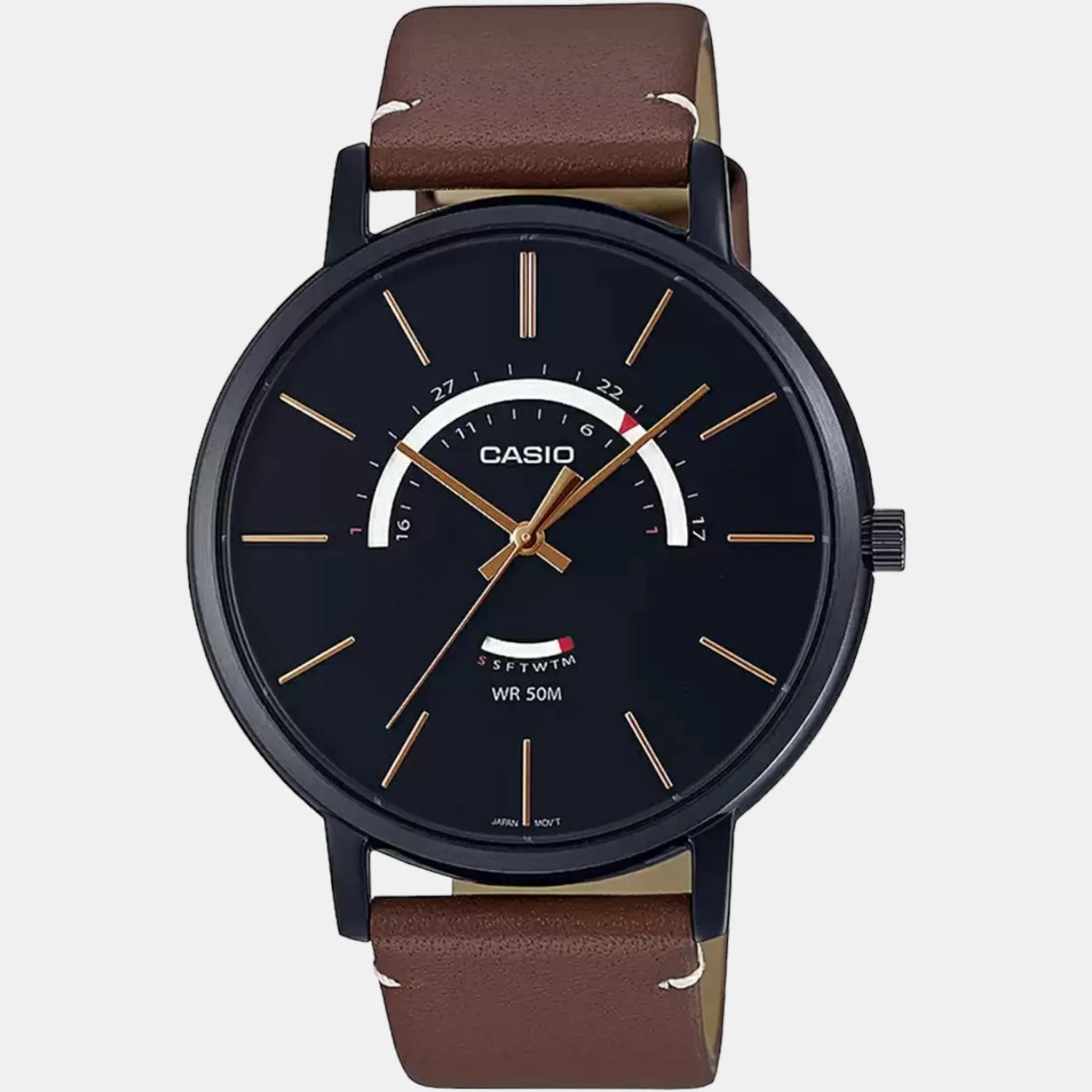 Enticer Men's Analog Stainless Steel Watch A1876 - MTP-B105BL-1AVDF