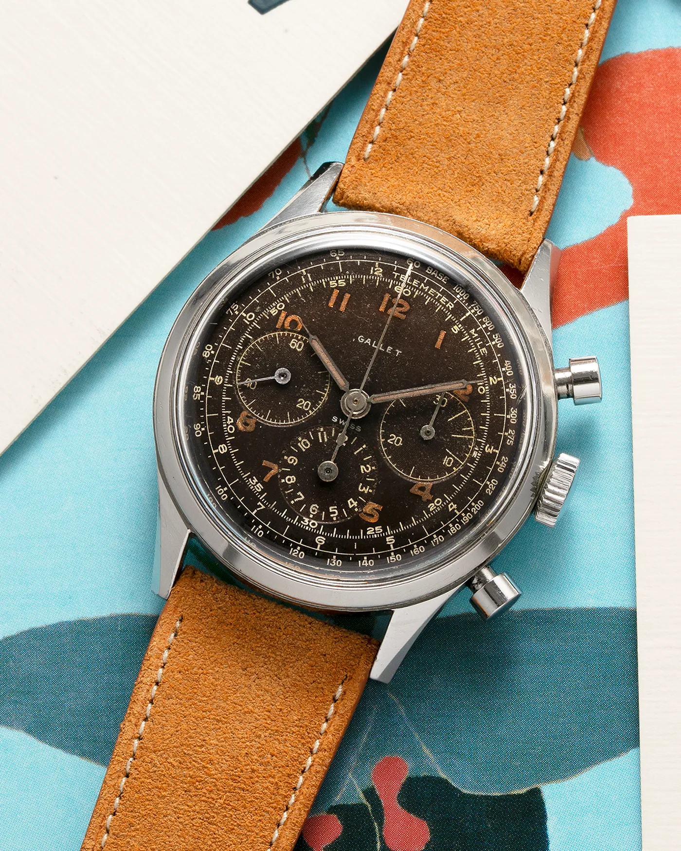 Gallet Multichron 'Jim Clark' Chronograph 12H Tropical