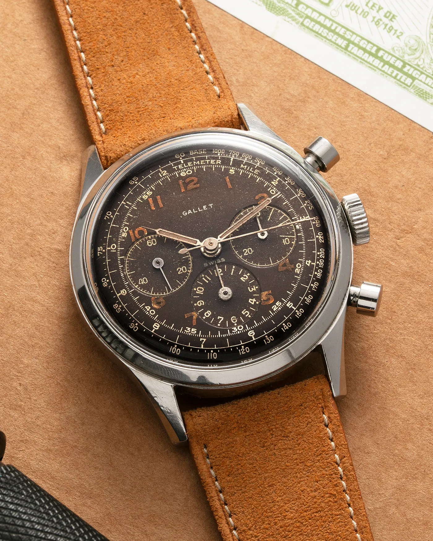 Gallet Multichron 'Jim Clark' Chronograph 12H Tropical