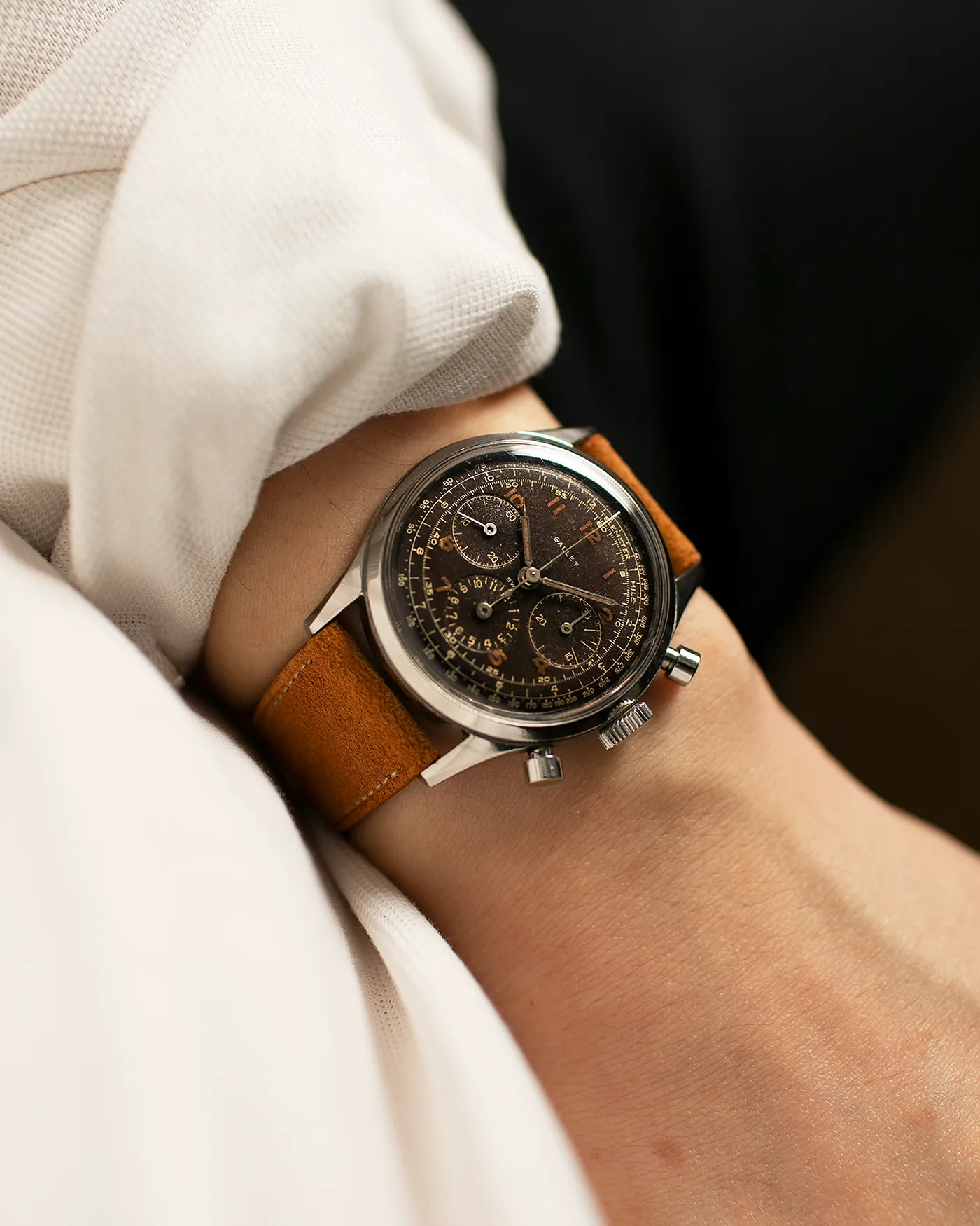 Gallet Multichron 'Jim Clark' Chronograph 12H Tropical