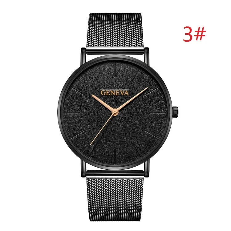 GENEVA Women's Watch 2019 Fashion Ladies Watches For Women Rose Gold Watch Women Simple Bracelet Montre Femme 2018 Reloj Mujer