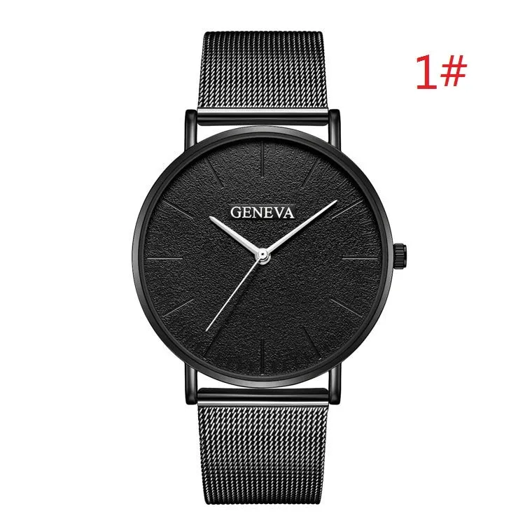 GENEVA Women's Watch 2019 Fashion Ladies Watches For Women Rose Gold Watch Women Simple Bracelet Montre Femme 2018 Reloj Mujer