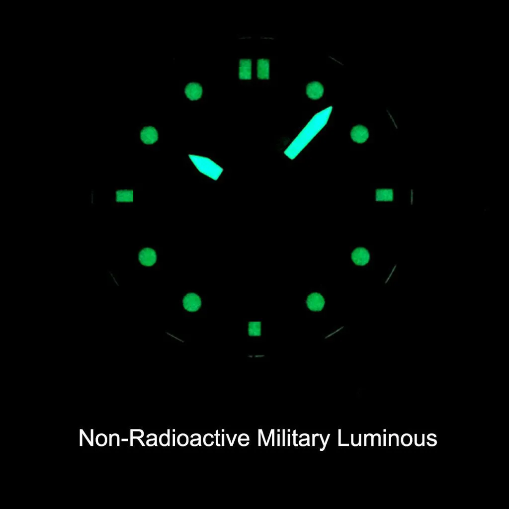 German Military Titanium Chronograph. GPW Mission Chrono. Big Date. 10 BAR W/R. Sapphire Crystal. Grey Field Rubber Strap.