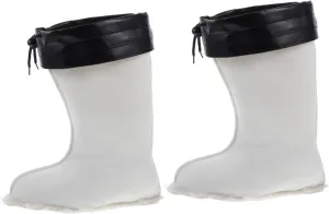 GLEAVI 1 Pair Warm and Waterproof Snow Boots for Men with Insulated Liner Ideal for Winter Fishing and Hiking Black Size 43-46 Height 38 Cm