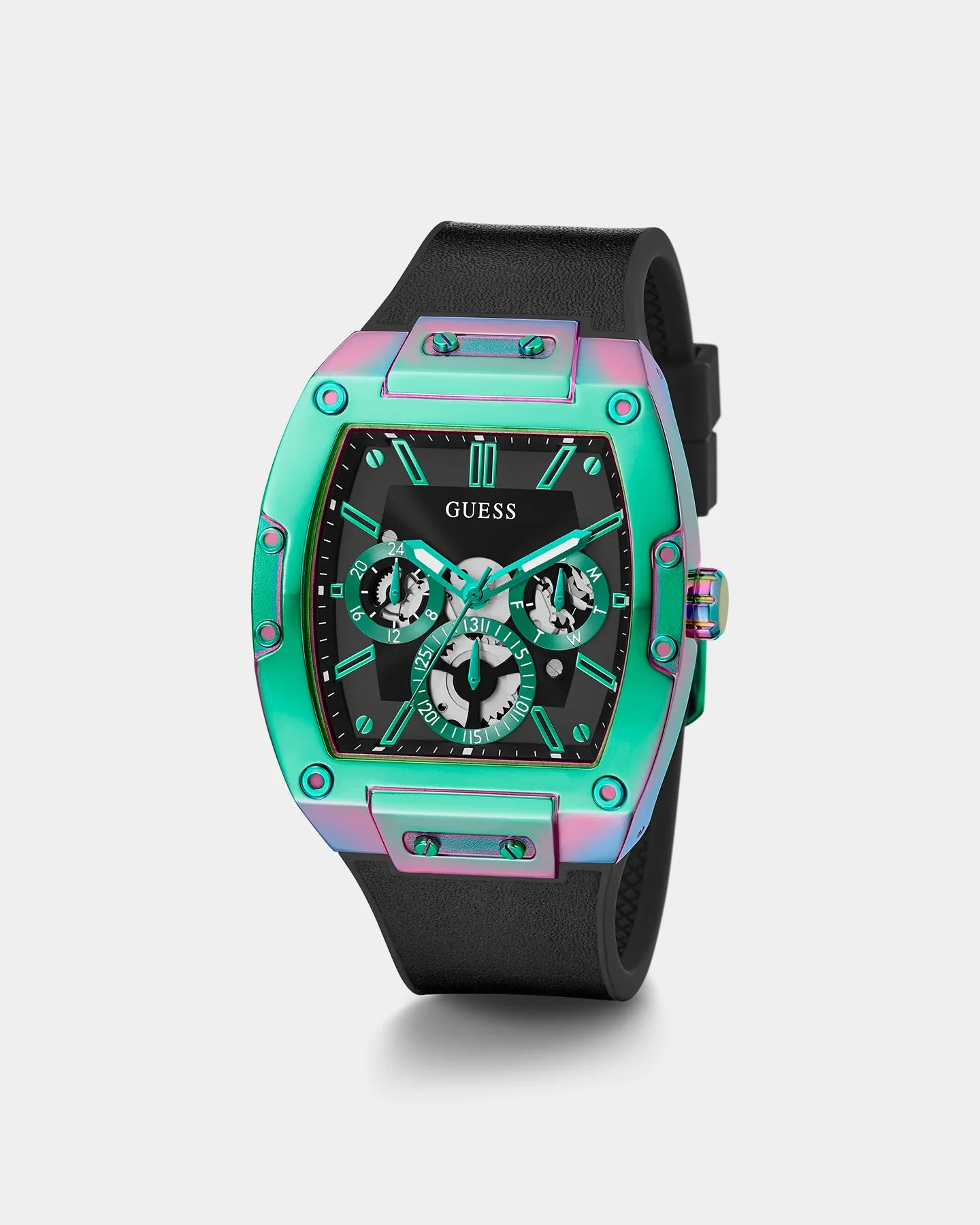 Guess Mainline Phoenix Watch Black/Iridescent