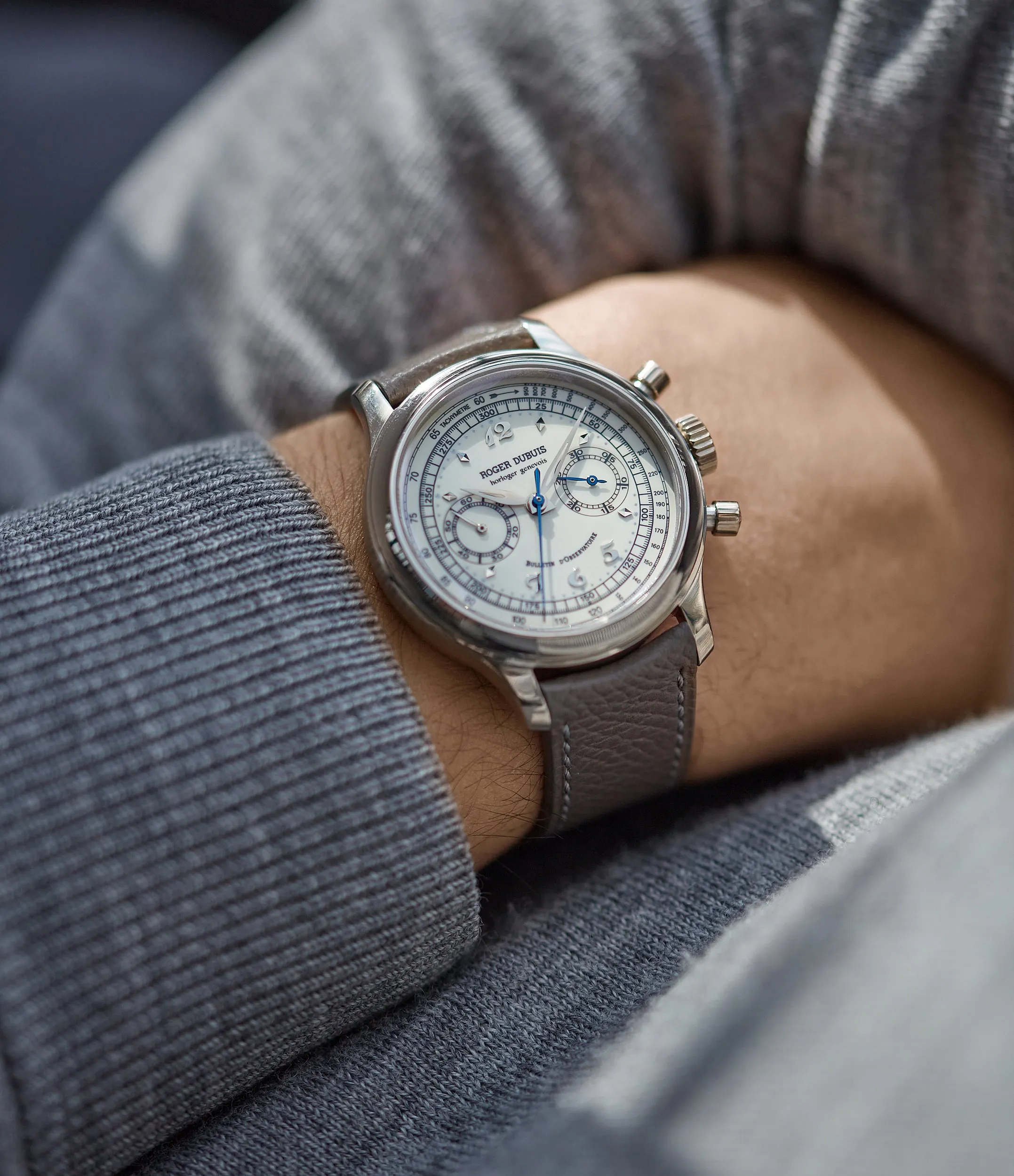 Hommage Chronograph | H37 | White Gold