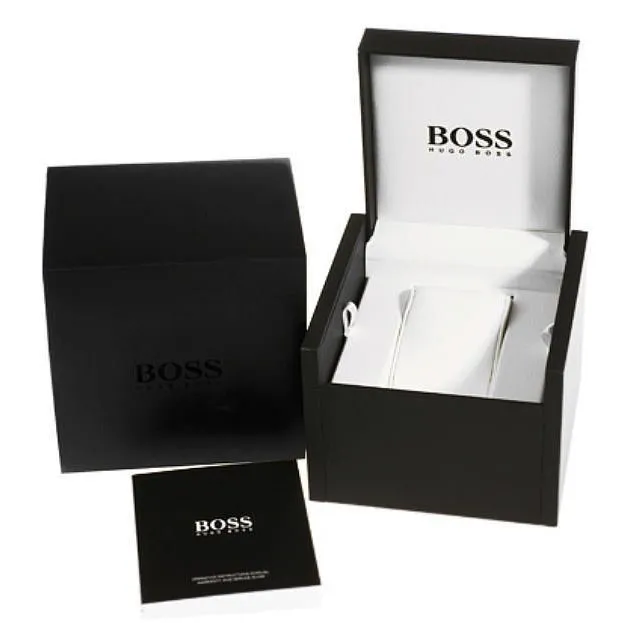 Hugo Boss Men's 44mm Steel Bracelet Watch 1513630