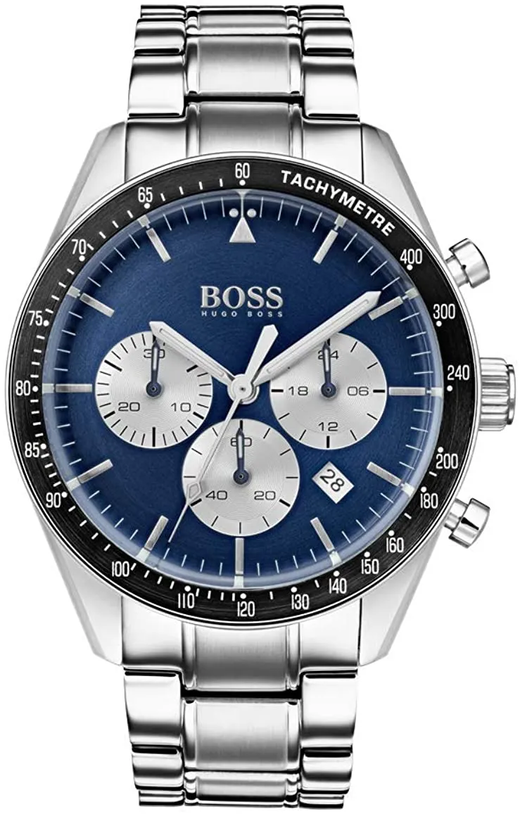 Hugo Boss Men's 44mm Steel Bracelet Watch 1513630