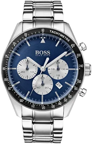 Hugo Boss Men's 44mm Steel Bracelet Watch 1513630