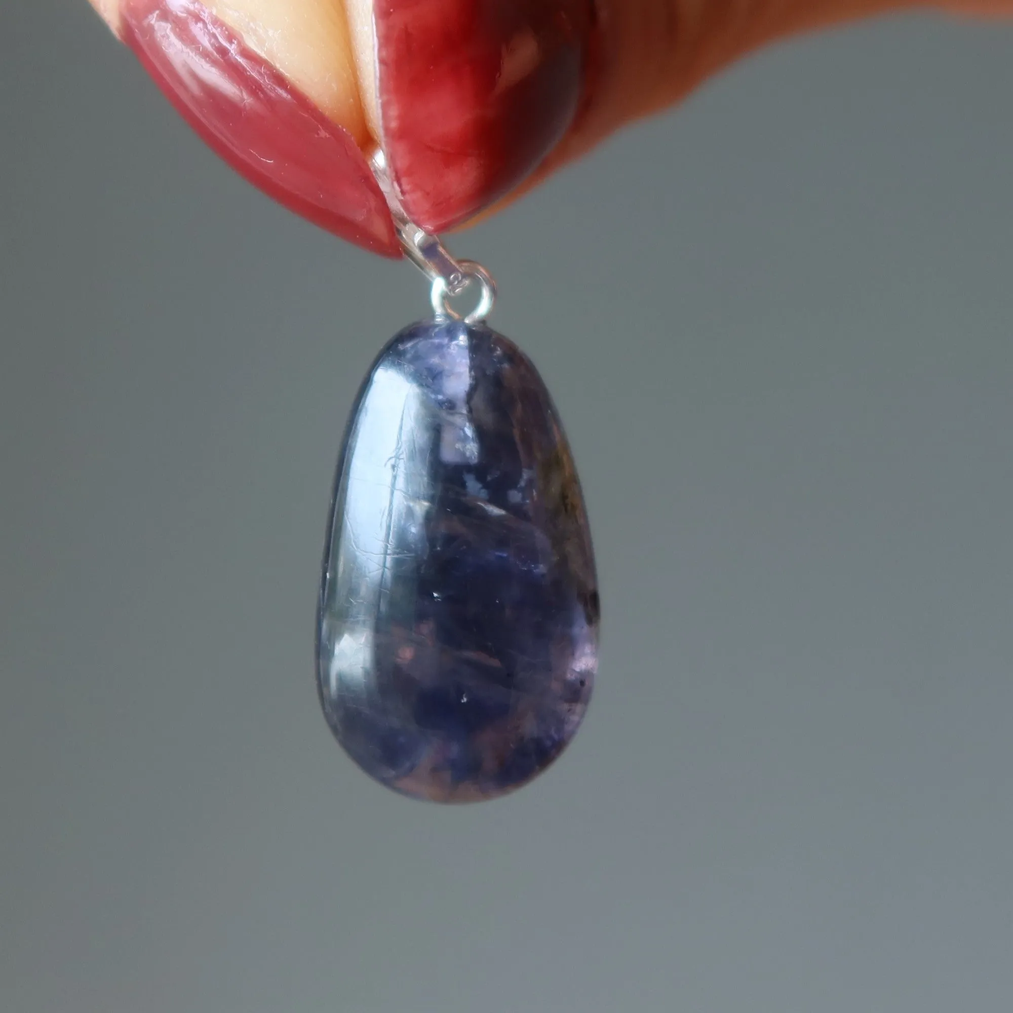 Iolite Pendant Wealth Watch Indigo Crystal