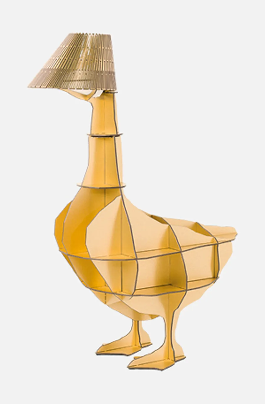 Junon illuminated goose bedside table