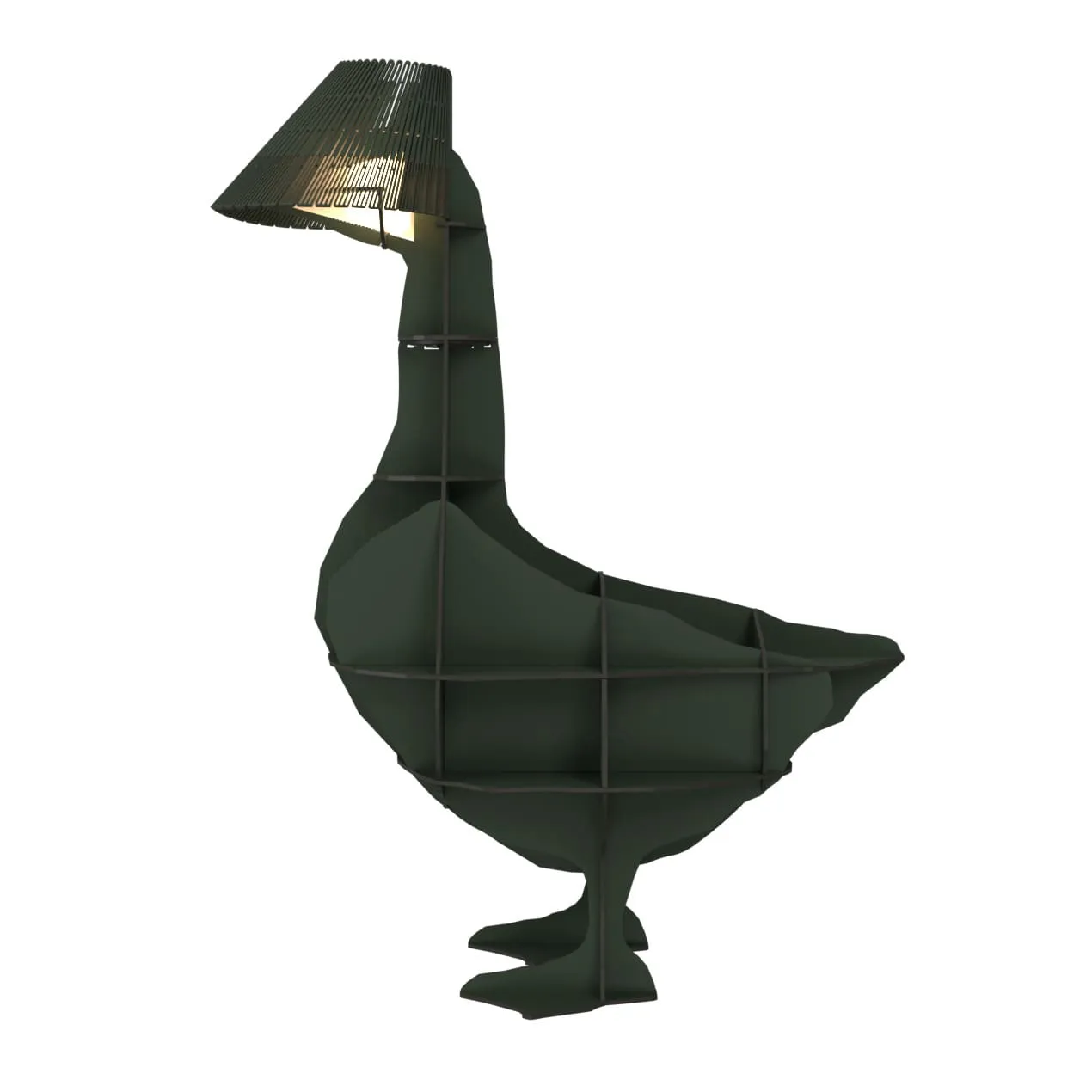 Junon illuminated goose bedside table