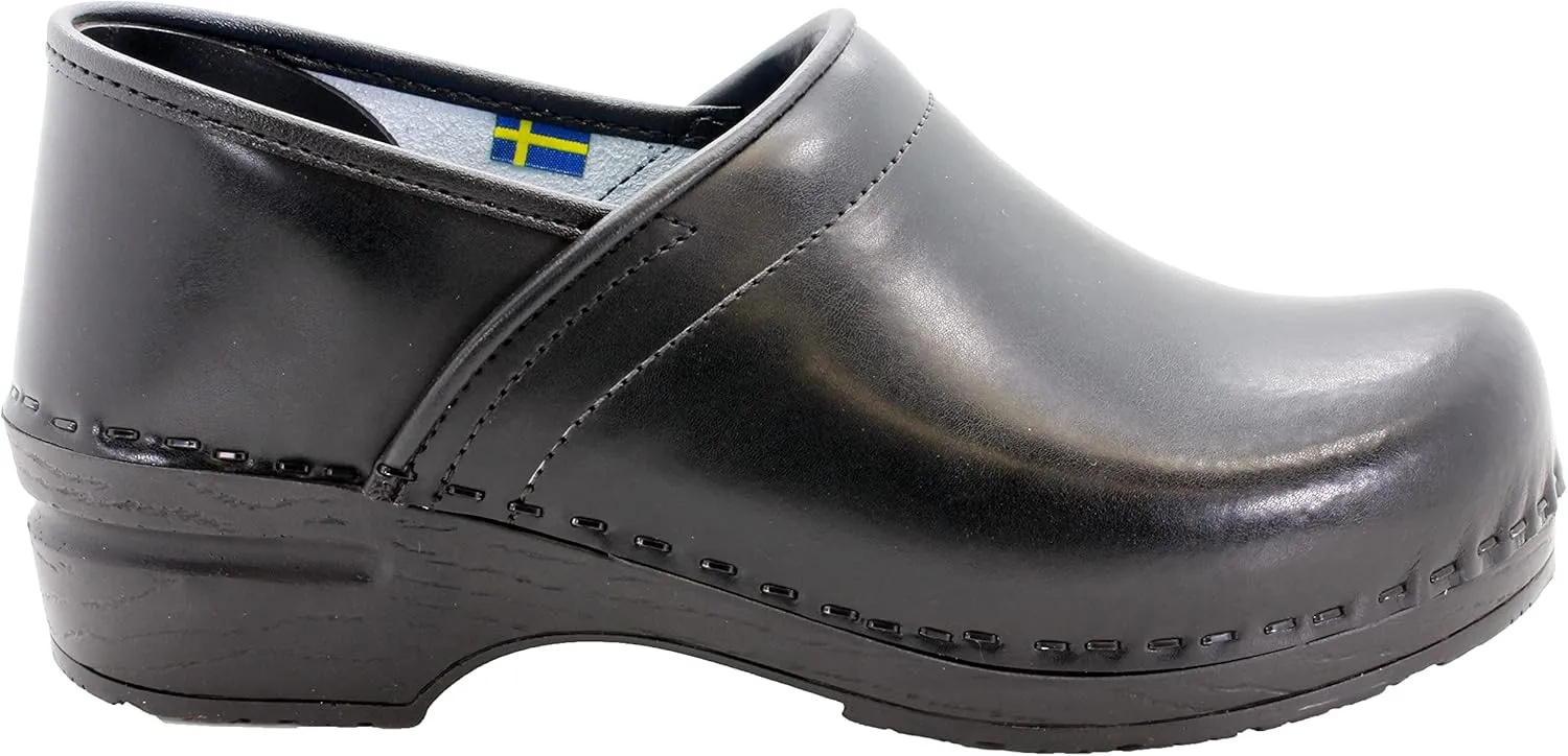 KLGN Women's Professional Plus Cabrio Leather Clogs