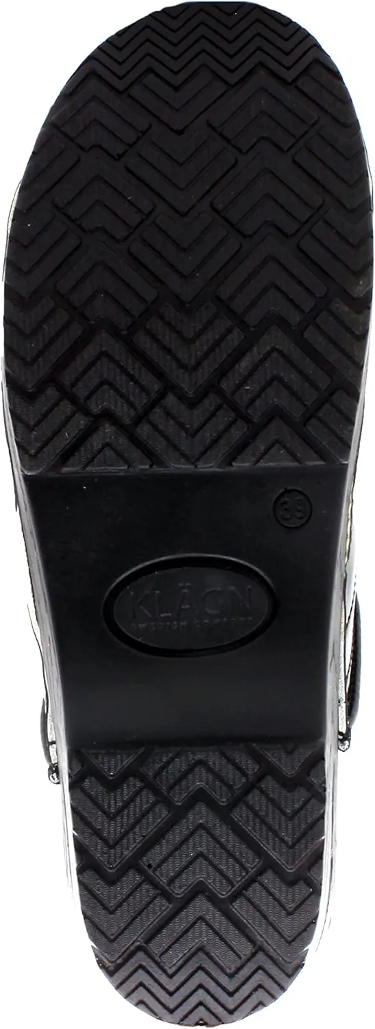 KLGN Women's Professional Plus Cabrio Leather Clogs