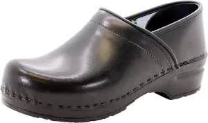 KLGN Women's Professional Plus Cabrio Leather Clogs