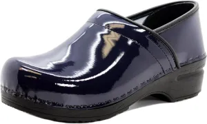 KLGN Women's Professional Plus Patent Leather Clogs