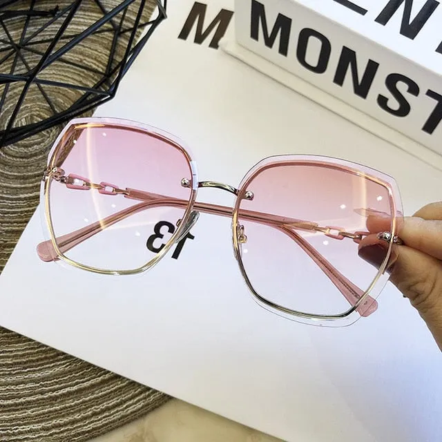 Lanie Rimless Luxury Sunglasses