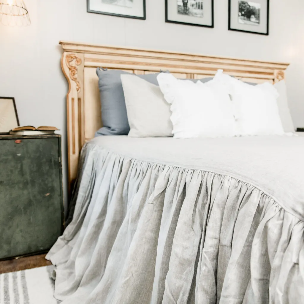 Luxury Linen Waterfall Bedspread