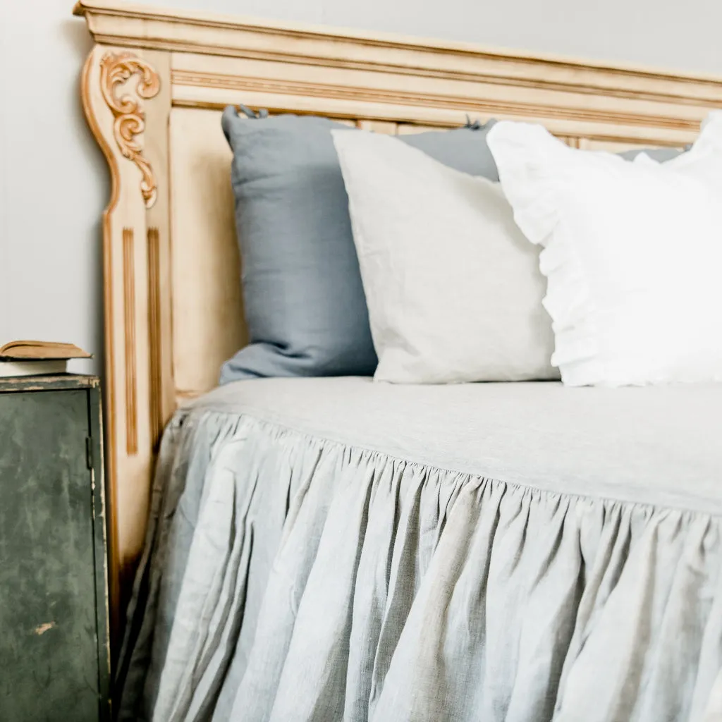 Luxury Linen Waterfall Bedspread