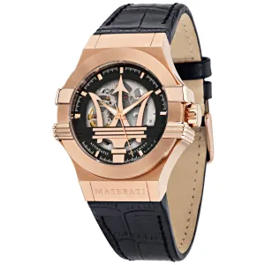 Maserati Men's Black Potenza Watch R8821108039