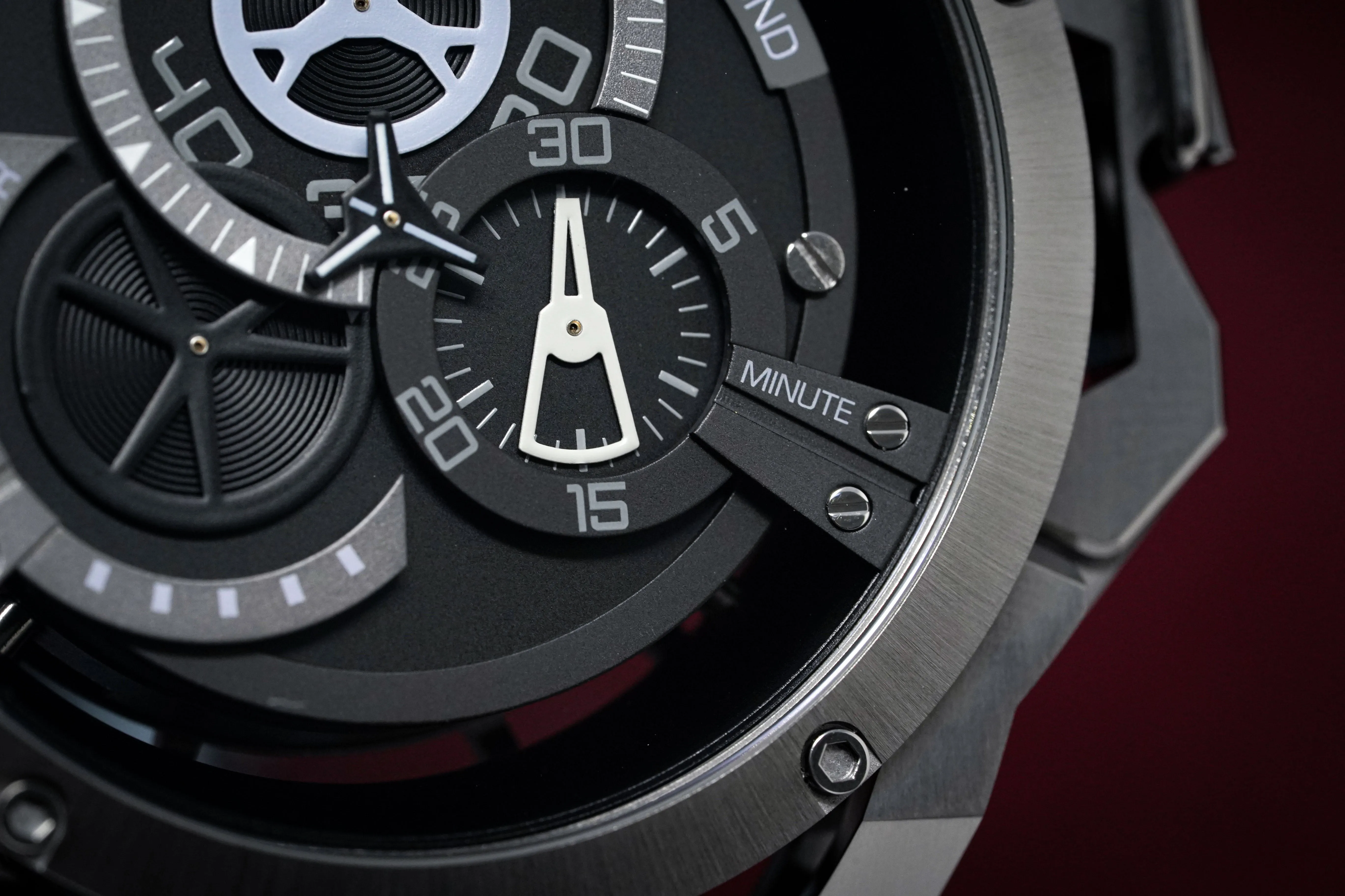 Mazzucato Reversible Watch RIM Dark Grey