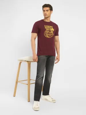 Men's 513 Charcoal Grey Slim Straight Fit Mid Rise Jeans