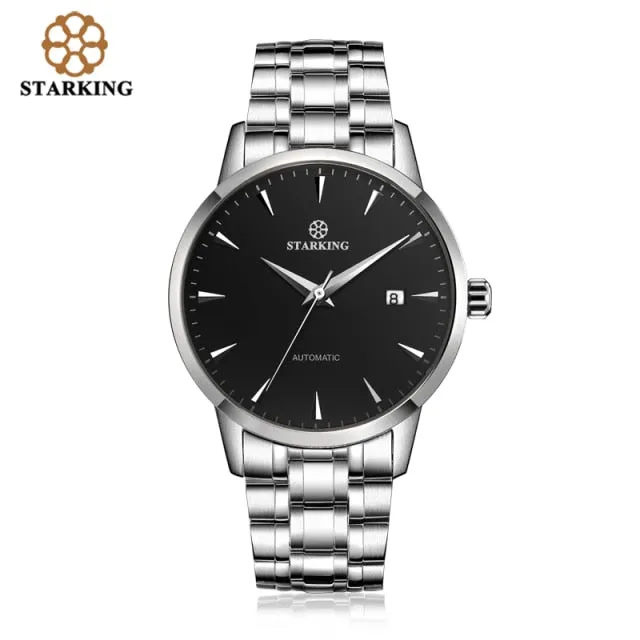 Men's Business Watch 40mm 5Bar Mechanical Watch Simple Sapphire  Ultra Thin Mechanical Watch