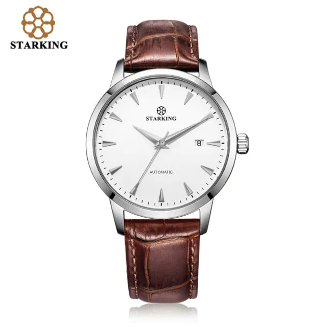 Men's Business Watch 40mm 5Bar Mechanical Watch Simple Sapphire  Ultra Thin Mechanical Watch