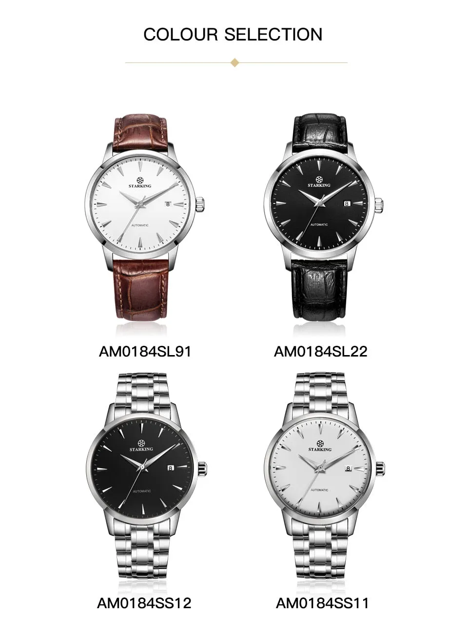 Men's Business Watch 40mm 5Bar Mechanical Watch Simple Sapphire  Ultra Thin Mechanical Watch