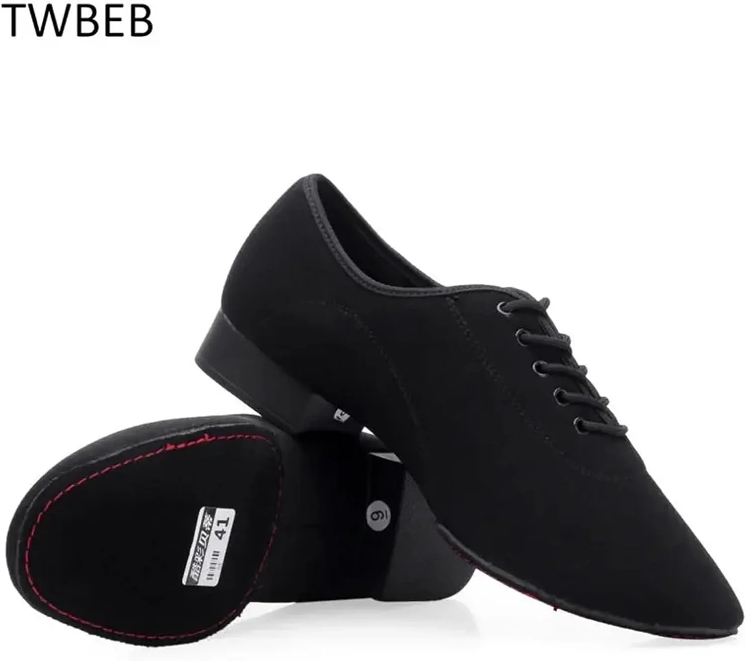 Men's Latin Dance Shoes Men's Ballroom Latin Dance Shoes Jazz Shoes Sneakers for Men Low Heel Professional Practice Dancing Shoes