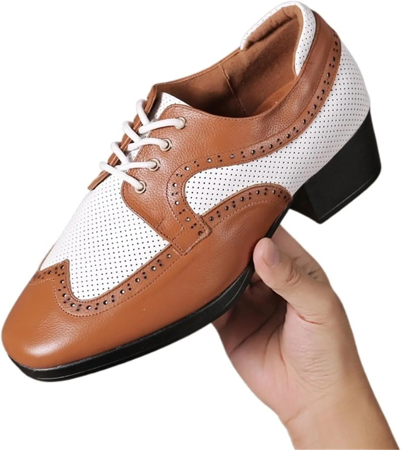 Men's Latin Dance Shoes Men's Latin Dance Shoes Adult Men Join Together Professional Salsa Shoes Low Heel Ballroom Tango Shoes
