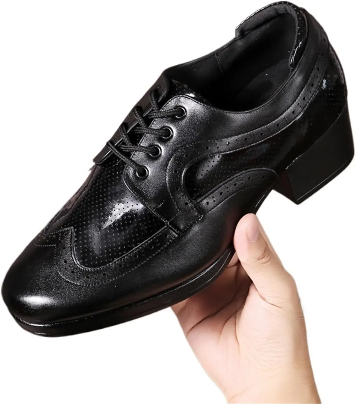 Men's Latin Dance Shoes Men's Latin Dance Shoes Adult Men Join Together Professional Salsa Shoes Low Heel Ballroom Tango Shoes